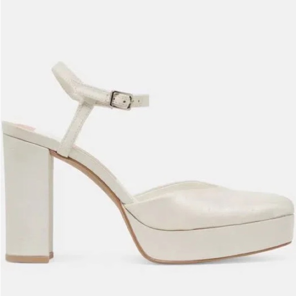 Dolce‎ Vita Claud platform satin heels